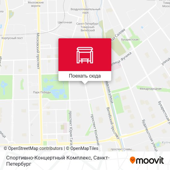 Карта Спортивно-Концертный Комплекс