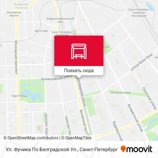Карта Ул. Фучика По Белградской Ул.
