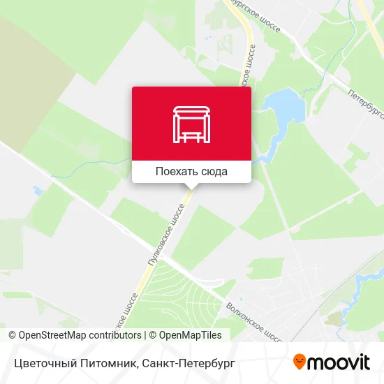 Карта Цветочный Питомник