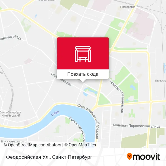 Карта Феодосийская Ул.