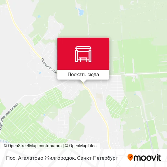 Карта Пос. Агалатово Жилгородок