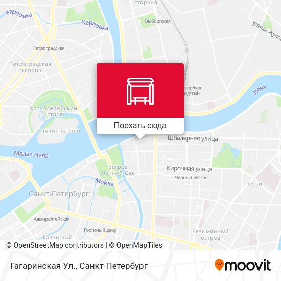 Карта Гагаринская Ул.
