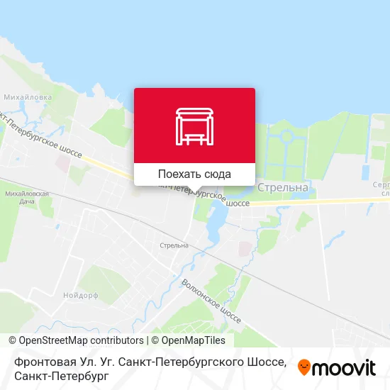 Карта Фронтовая Ул. Уг. Санкт-Петербургского Шоссе
