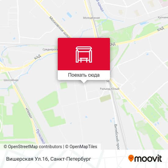 Карта Вишерская Ул.16