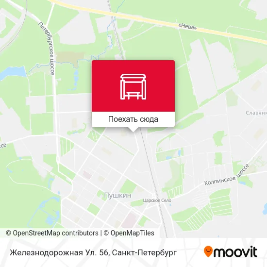 Карта Железнодорожная Ул. 56