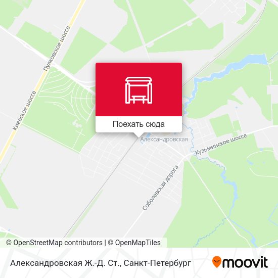 Карта Александровская Ж.-Д. Ст.