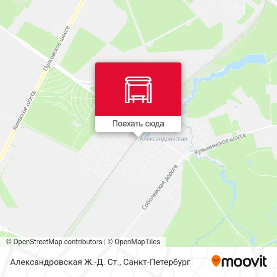 Карта Александровская Ж.-Д. Ст.