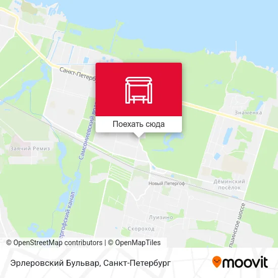 Карта Эрлеровский Бульвар