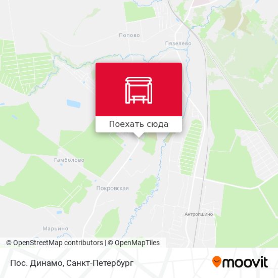 Карта Пос. Динамо
