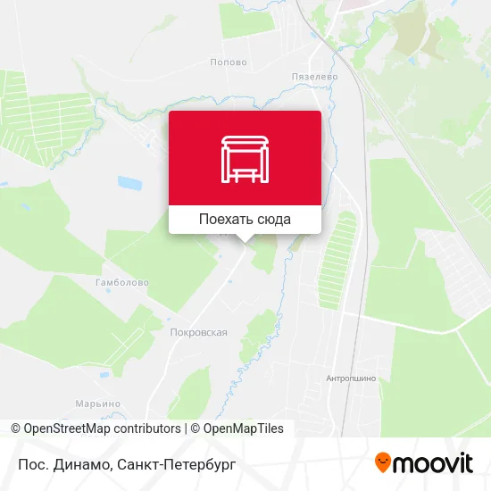 Карта Пос. Динамо