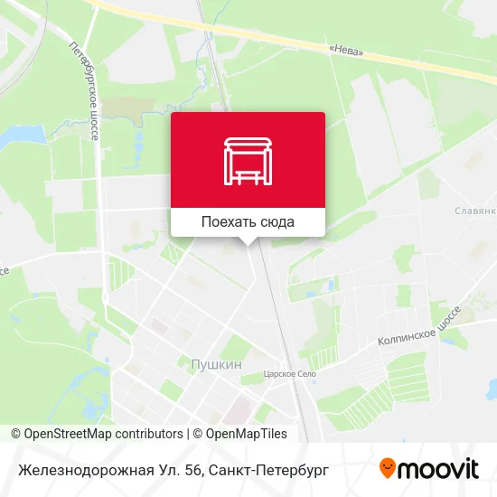 Карта Железнодорожная Ул. 56