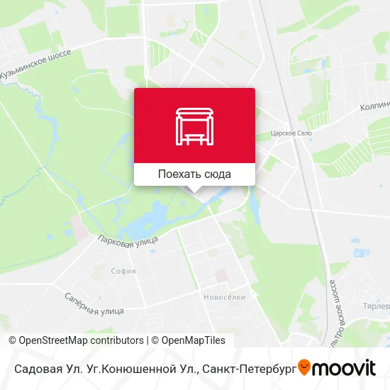 Карта Садовая Ул. Уг.Конюшенной Ул.