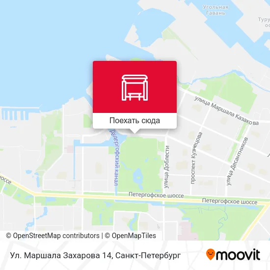 Карта Ул. Маршала Захарова 14