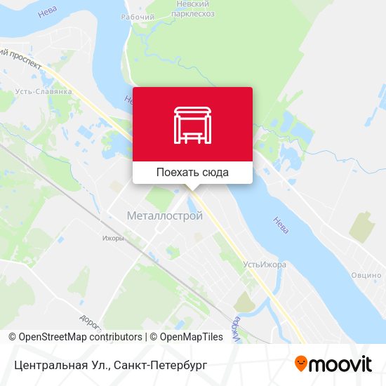 Карта Центральная Ул.