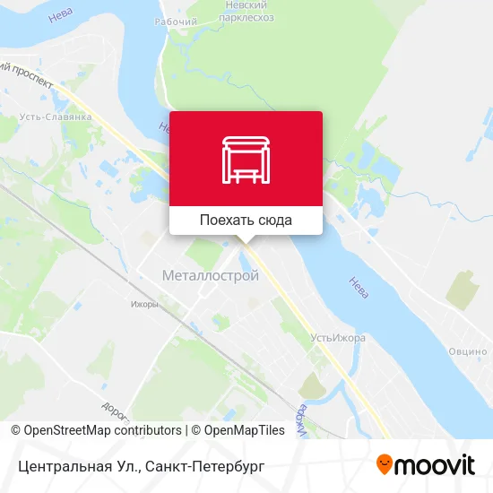 Карта Центральная Ул.