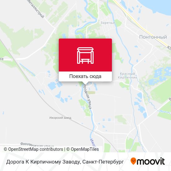 Карта Дорога К Кирпичному Заводу