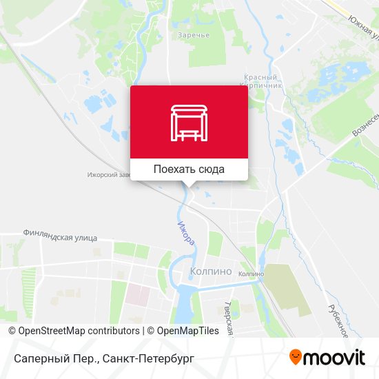 Карта Саперный Пер.