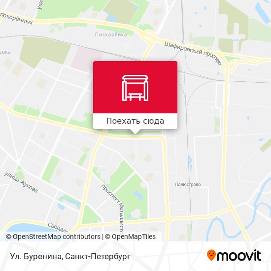 Карта Ул. Буренина