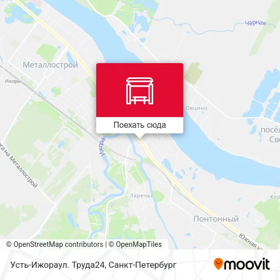 Карта Усть-Ижораул. Труда24