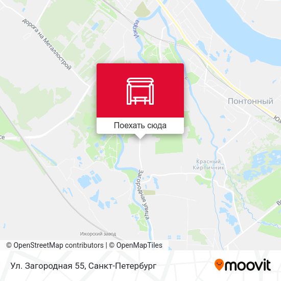 Карта Ул. Загородная 55