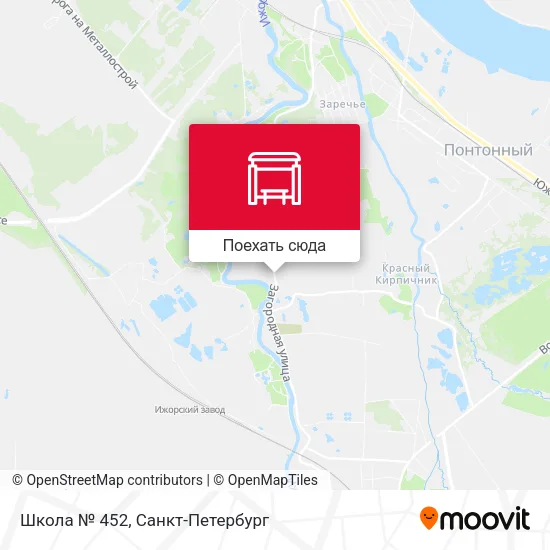 Карта Школа № 452
