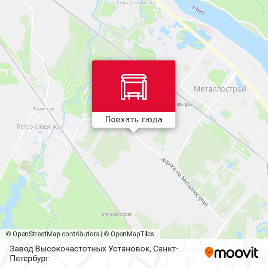 Карта Завод Высокочастотных Установок