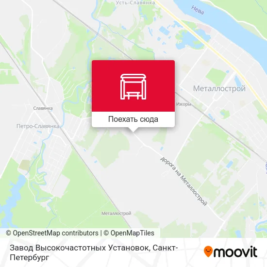 Карта Завод Высокочастотных Установок