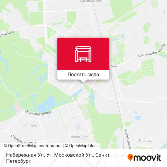 Карта Набережная Ул. Уг. Московской Ул.