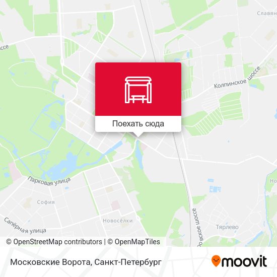 Карта Московские Ворота