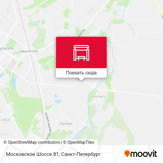 Карта Московское Шоссе 81