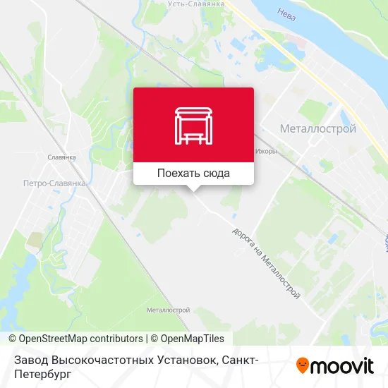 Карта Завод Высокочастотных Установок