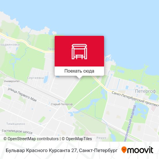 Карта Бульвар Красного Курсанта 27