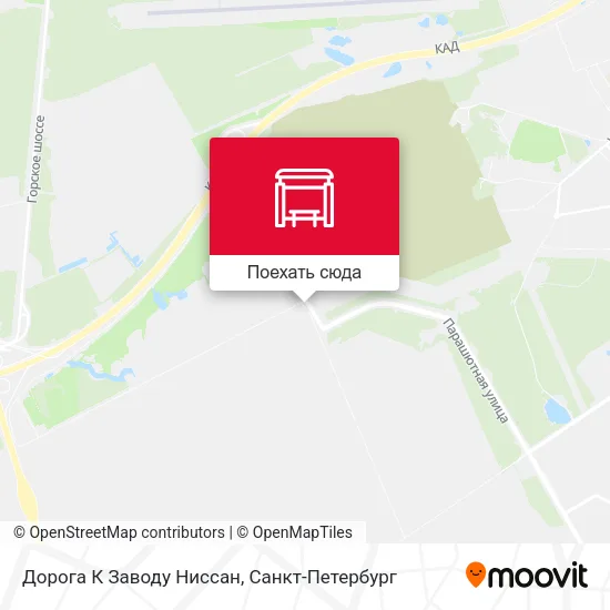 Карта Дорога К Заводу Ниссан