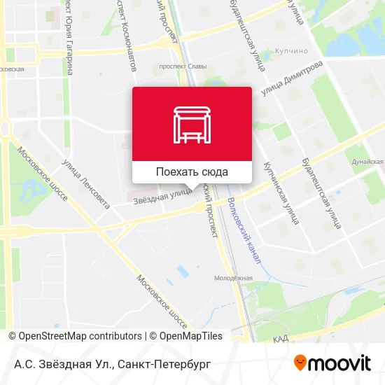 Карта А.С. Звёздная Ул.