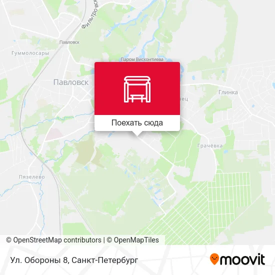 Карта Ул. Обороны 8