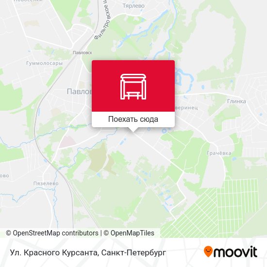 Карта Ул. Красного Курсанта