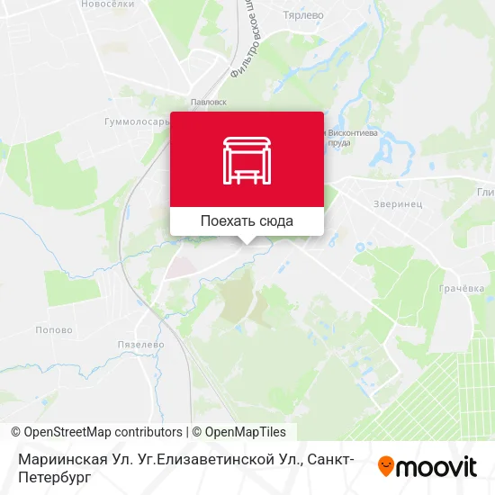 Карта Мариинская Ул. Уг.Елизаветинской Ул.