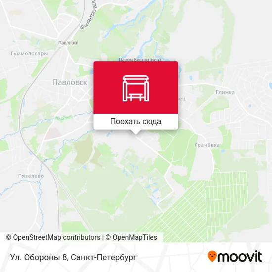 Карта Ул. Обороны 8
