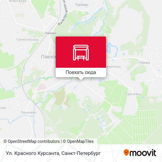 Карта Ул. Красного Курсанта