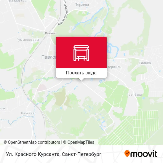 Карта Ул. Красного Курсанта