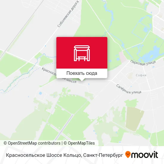 Карта Красносельское Шоссе Кольцо
