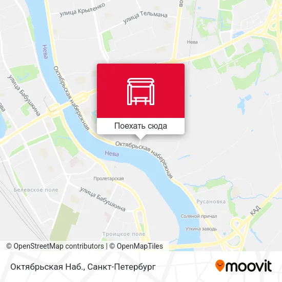 Карта Октябрьская Наб.