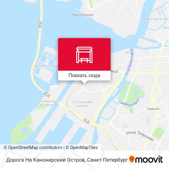 Карта Дорога На Канонерский Остров