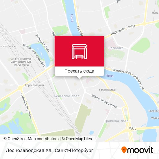 Карта Леснозаводская Ул.