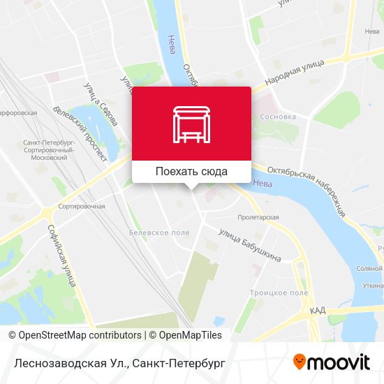Карта Леснозаводская Ул.
