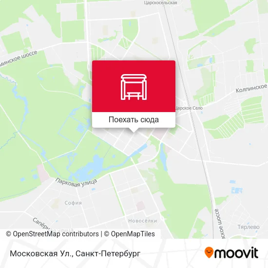 Карта Московская Ул.