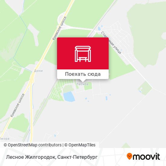 Карта Лесное Жилгородок