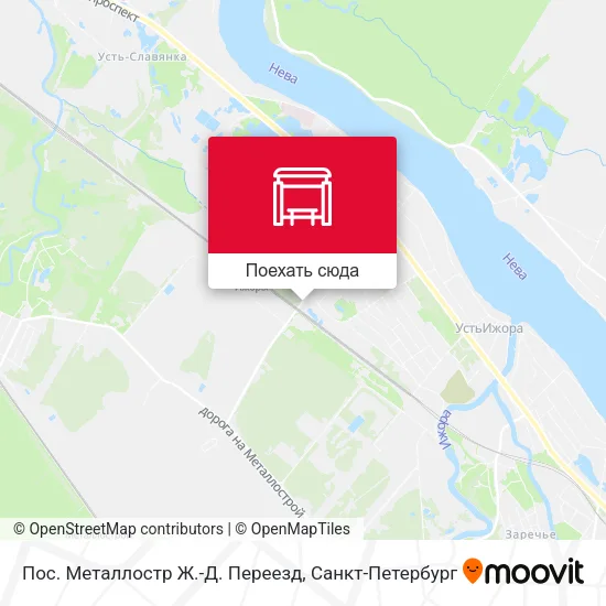 Карта Пос. Металлостр Ж.-Д. Переезд