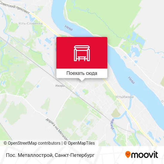 Карта Пос. Металлострой