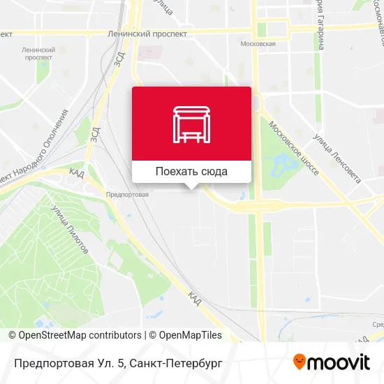Карта Предпортовая Ул. 5